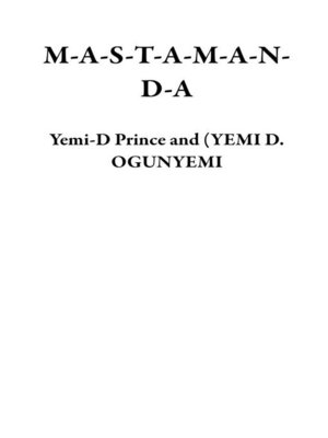 cover image of M-A-S-T-A-M-A-N-D-A
